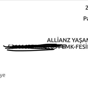 Allianz Hayat ve Emeklilik Allianz Katılım Emeklilik Kesilen Param