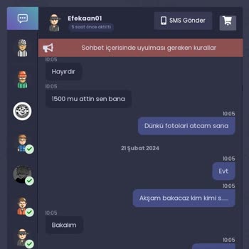 itemsatış 1500 TL Hesap Aldım Hesabı Vermedi