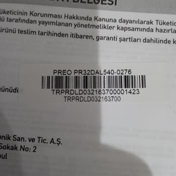 Preo Ses Var Ekran Yok