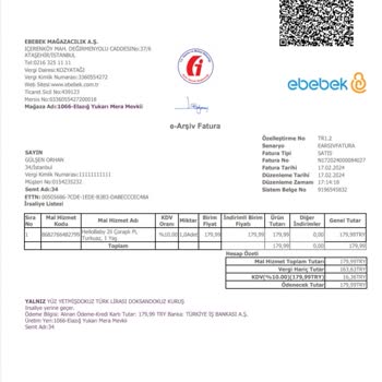 ebebek Aldığım Ürünün Üretim Hatası Var