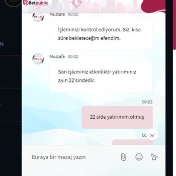 Betpublic Kazancımı Son İşlem Etkinlik Olmamasına Rağmen Ödemedi!