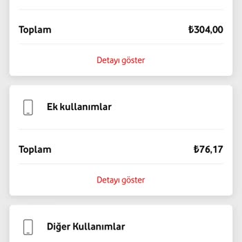 Vodafone Fahiş Fatura Artışı Ve İstenmeyen Ek Paket Ücreti