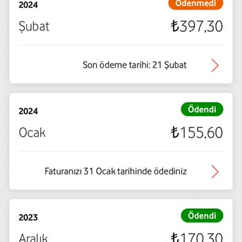 Vodafone Fahiş Fatura Artışı Ve İstenmeyen Ek Paket Ücreti