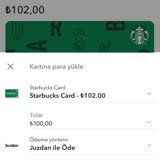 Akbank Starbucks Kartıma Juzdan İle Öde Yöntemiyle Bakiye Yükleyemiyorum.