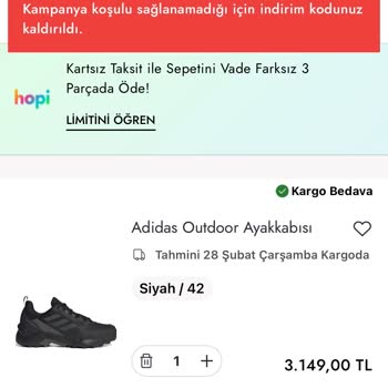 Boyner İndirim Çarkından Çıkan İndirimin Kullanılamaması