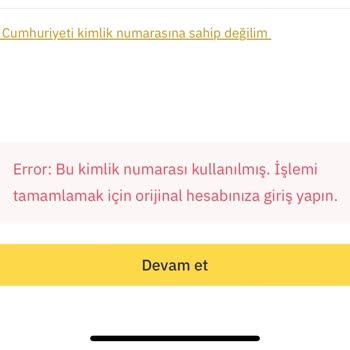 TR Binance Ve Binance Global Hesap Eşleştirme Sorunu
