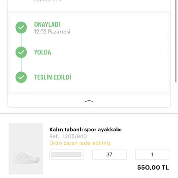 Pull And Bear  Kargo Gelmemesi Para İadesi Mağduriyeti (Kargo Ortada Yok)