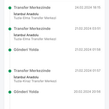 Trendyol Kargo İstanbul Tuzla Elma Şubesi