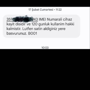 Garantili Samsung Telefonun Yetkili Servis Sonrası IMEI Sorunu!