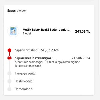 Vodafone Her Şey Yanımda Sipariş İptal Etmiyor