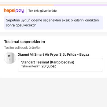 Hepsiburada'dan Ödeme Yapamıyorum