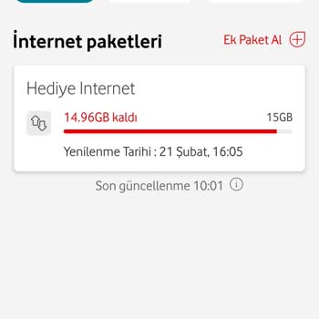 Vodafone'dan Ücret İadesi İstiyorum