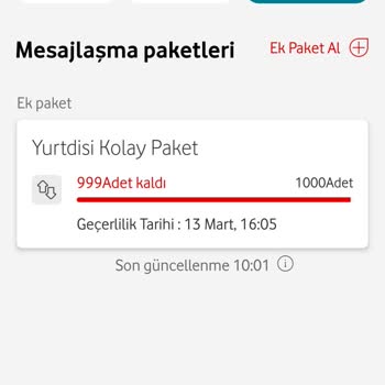 Vodafone'dan Ücret İadesi İstiyorum