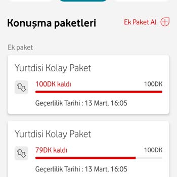 Vodafone'dan Ücret İadesi İstiyorum
