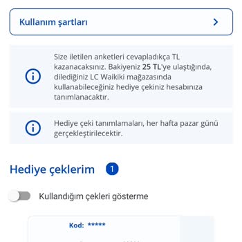 LC Waikiki Kazanıyorum Para İadesi