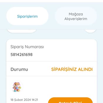 E-Bebek İnternet Alışveriş Mağduriyetliğim