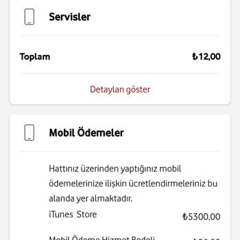 İznim Olmadan Vodafone Tarafından Faturama 5.329,90 TL Yansımış