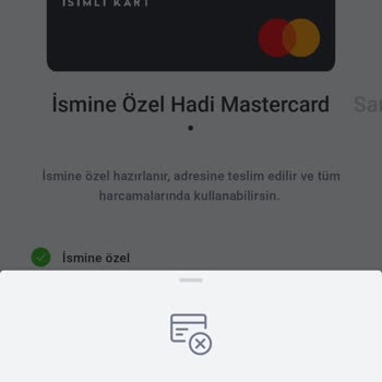 Hadi Tom Pay Kart Sorunu