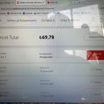 Vodafone Haksız Ücret Yansıması