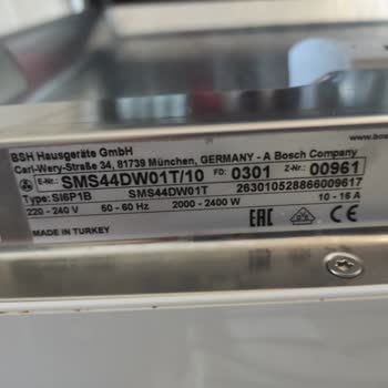 Bosch Bulaşık Makinesi Temiz Yıkamıyor