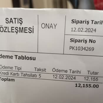 Çetmen Yalı Şubesi Ürün Teslim Etmeme Ve Telefona Dönüş Yapılmaması