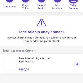 Getir Çarşı İademi Yapmıyor, Oyalıyor