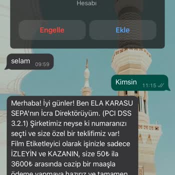 WhatsApp Yabancı Numara Rahatsız Ediyor