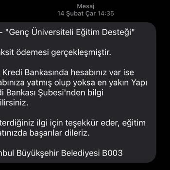 İbb Burs 2. Taksit