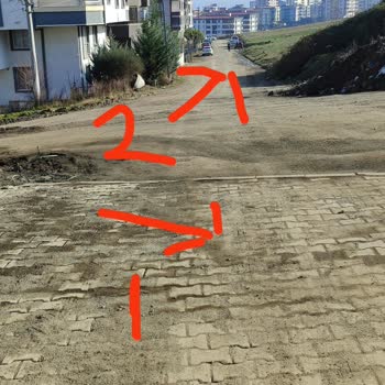 Atakum Belediyesi Samsun Atakum Mevlana Mahallesi 780. Sokak Toprak Çamur Vs
