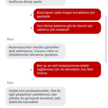 Obilet Olmayan Otel Odası Ve İade Talebi