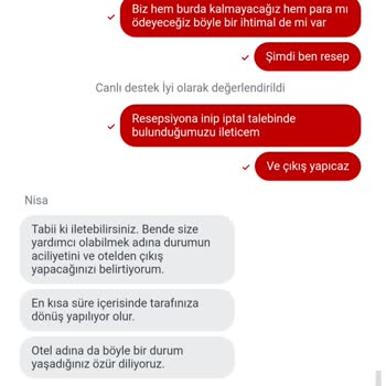 Obilet Olmayan Otel Odası Ve İade Talebi