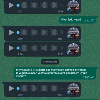 Safir Bayan Kuaför (Sakarya) Randevuyu Hiçe Sayıp Mağdur Ettiler