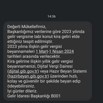 GİB Üzerinden Kira Geliri Olduğu İddiası