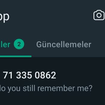 WhatsApp Yabancı Uyruklu Mesaj Gelmesi
