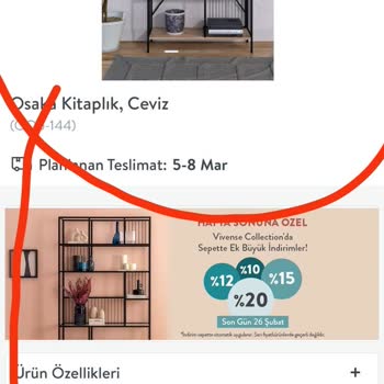 Vivense Ürün Teslimat Problemi