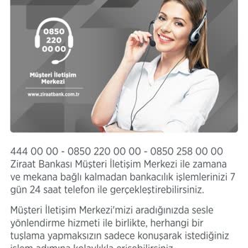 Ziraat Bankası 0850 220 0000 Numarası Üzerinden Yapılan Arama