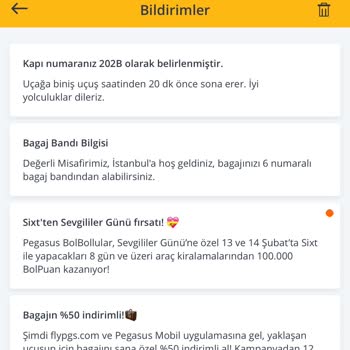 Pegasus Bagaj Kampanyasından Faydalanılmıyor