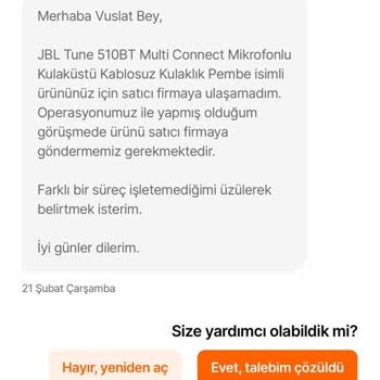 Hepsiburada Ürününe Sahip Çıkmıyor