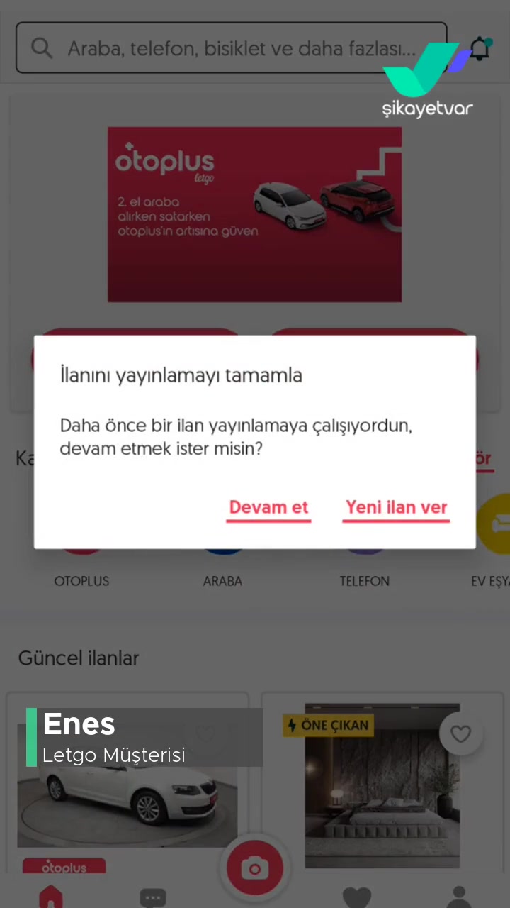 Letgo İlan Verememe Ve Kapanma videonun kapak resmi