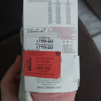 LCW Waikiki Etiketli Ürününün Değişimini Yapmıyor