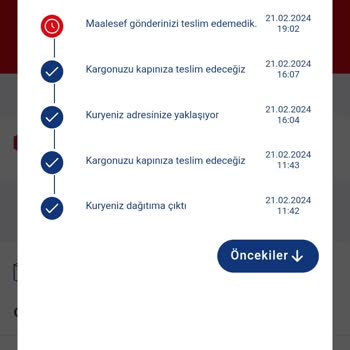 Aras Kargo Adrese Gelmeden Geldi Gösteriyor