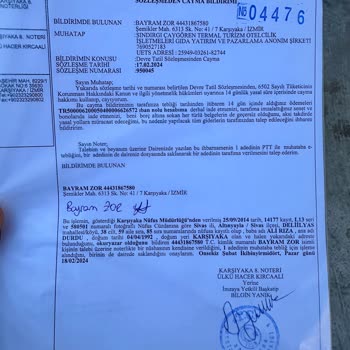 Laguna Termal Sındırgı Sözleşme İptal