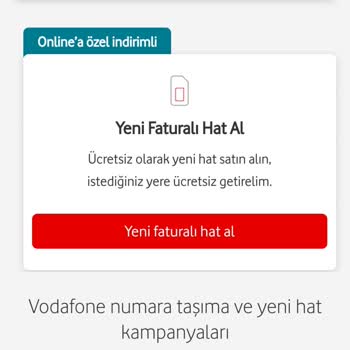 Vodafone Ücretsiz Hat Kampanyasından Hat Alıp Ücret Alması
