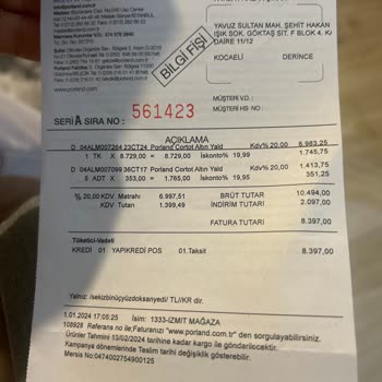Porland Teslim Tarihi Şikayeti