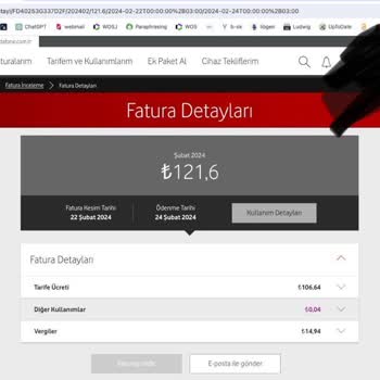 Vodafone Faturaya Haksız Bedel Ekleme