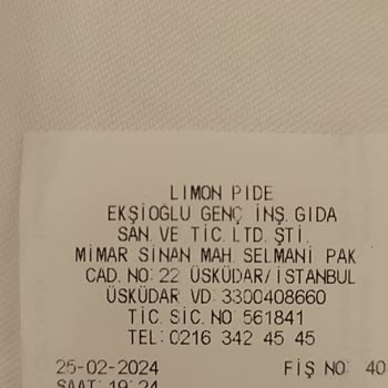 Limon Pide Kebap Evi Kebap Fiyaskosu: Geç Ve Eksik Sipariş Hayal Kırıklığı