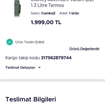 Teknosa Stanley Termos Sıcak Tutmuyor, İade De Kabul Edilmedi