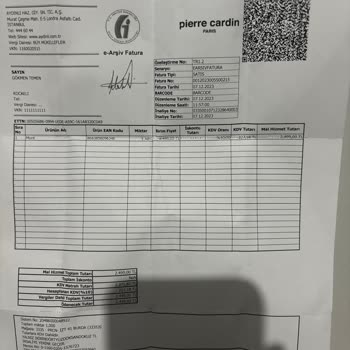 Pierre Cardin Giyim Pierre Cardin Müşteri Memnuniyetsizliği!