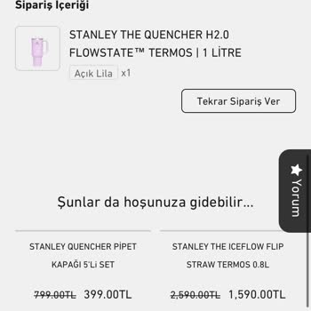 Termos Türkiye Siparişimi Hala Göndermedi
