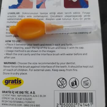 Gratis Benri Arayüz Fırçası Kusurlu Bir Ürün